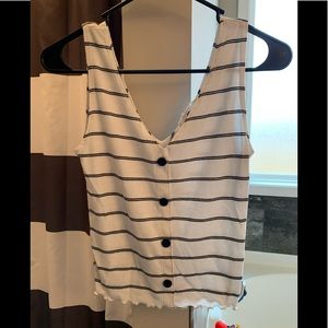 Soft striped tank